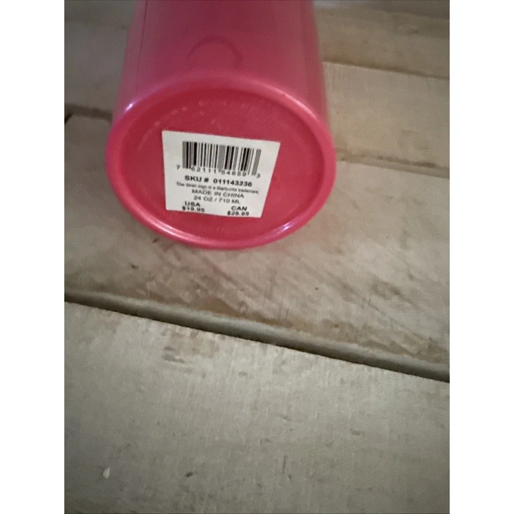Starbucks 2023 Pink Marble Bubblegum 24oz Plastic Cup Tumbler Cold Cup NEW - Picture 3 of 5